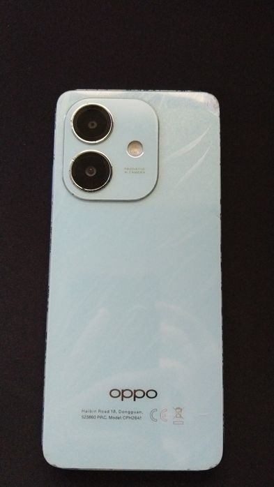 OPPO A3x в цвете Ocean Blue.