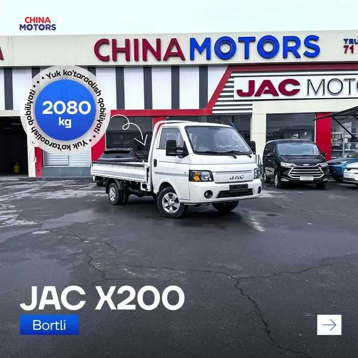 Jac X200 Gruzavoy Sotuvda tayyor Skidka bilan xarid qiling