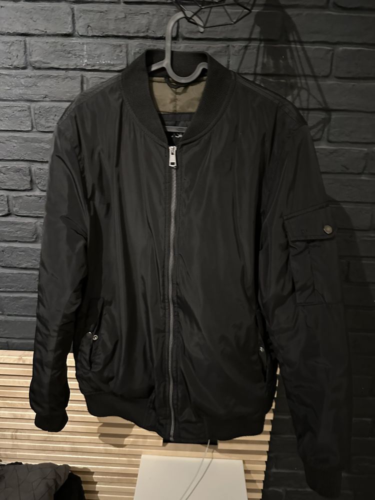 Black/Gray Bomber Jacket - LCWaikiki