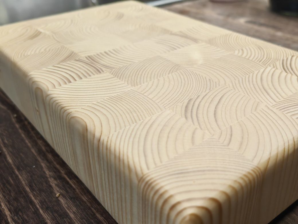 Кухненска дъска за рязане енд грейн (end grain) дъска тип Мастършеф