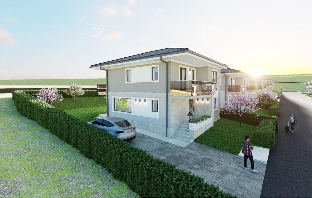 Teren 505 m Autorizat cu casa individuala Chinteni Str George Enescu