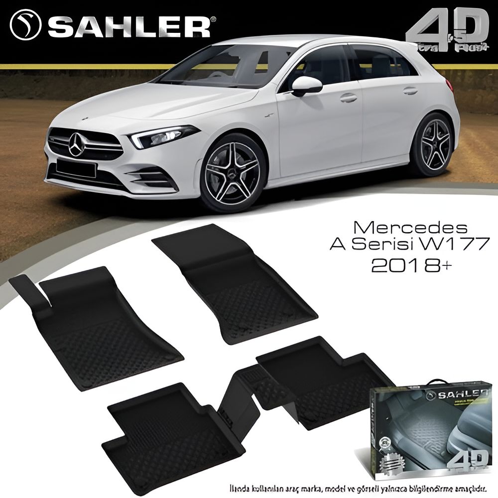 Гумени Стелки SAHLER 4D MERCEDES A W177 2018 +