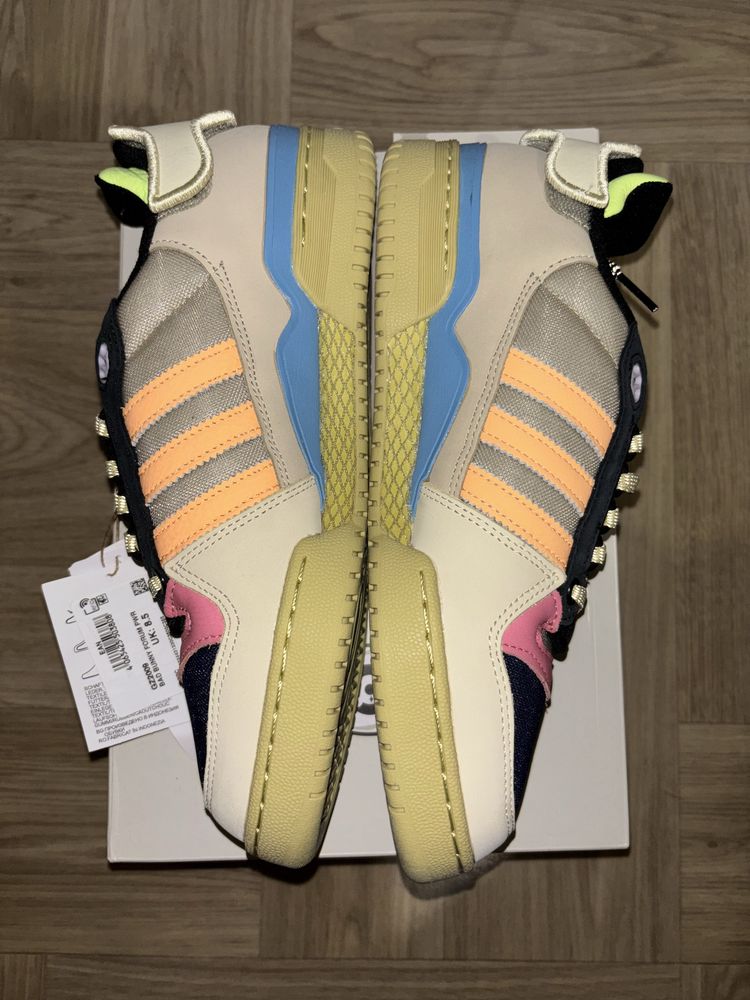 Нови маратанки Bad Bunny × adidas Forum Low Powerphase
