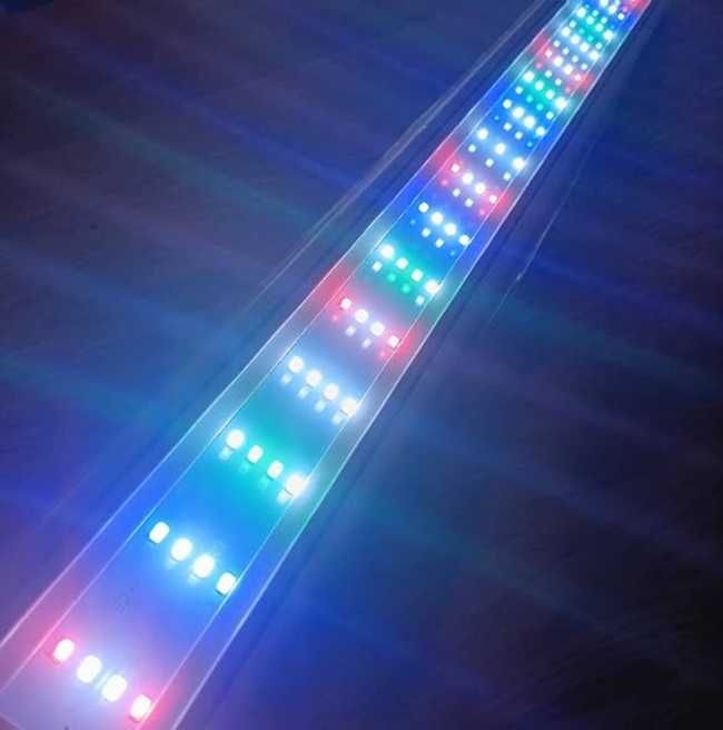 НОВО! LED осветление за аквариум, лампа, 40–60 см, пълен спектър