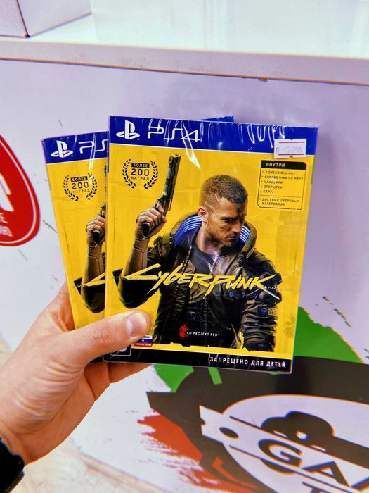 Новый диск Cyberpunk 2077 [PS4] магазин GAMEtop \ возможен обмен игр