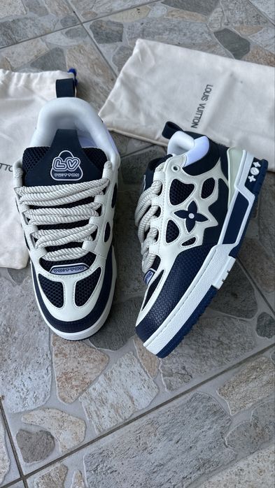 Adidasi Louis Vuitton Skate Albastrii Noi