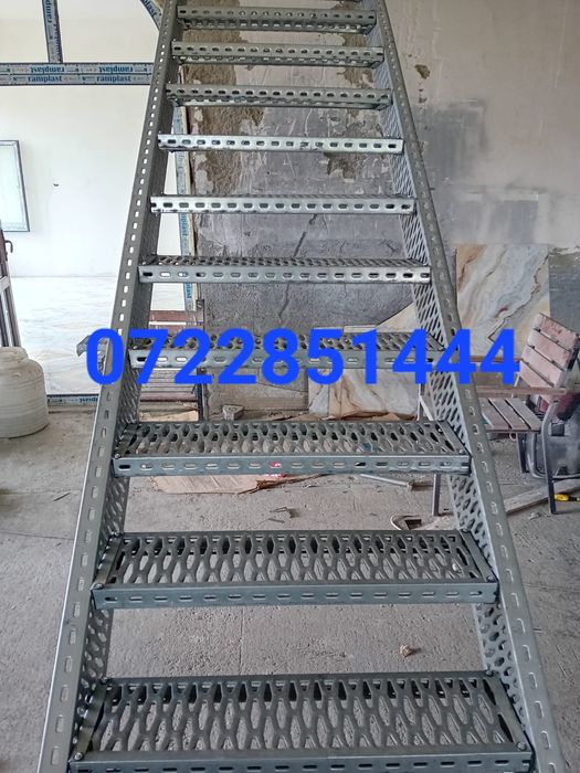 Scara metalica zincata 4mm 7m l