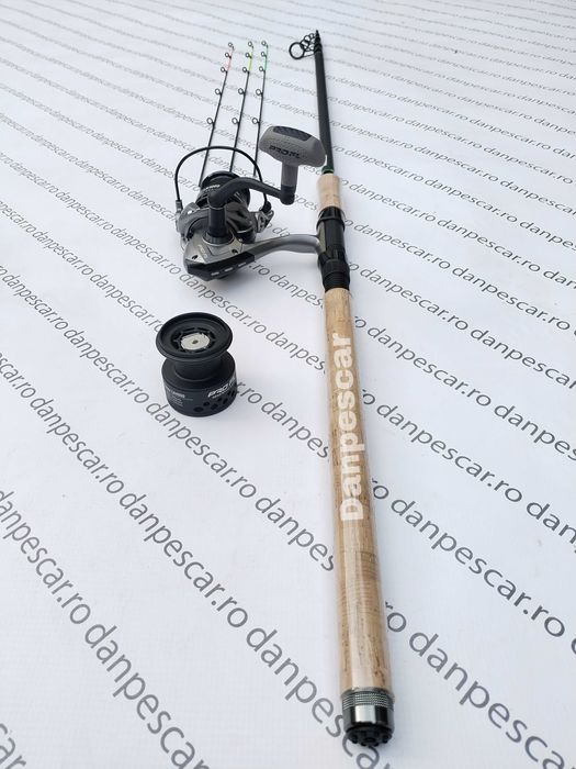 SET FEEDER Lanseta Harrier Tele Ultra SLIM 3m Mulinetă PRO FL LA4000