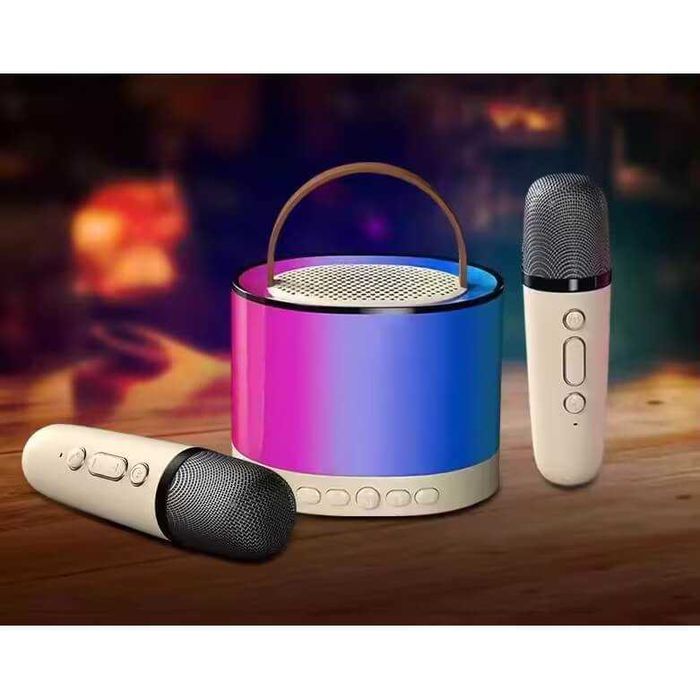 Преносима Блутут Караоке Тонколона с Микрофон