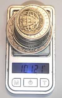 Lot monede argint 900 + 835 majoritatea uzate 100 grame, vechi, lingou