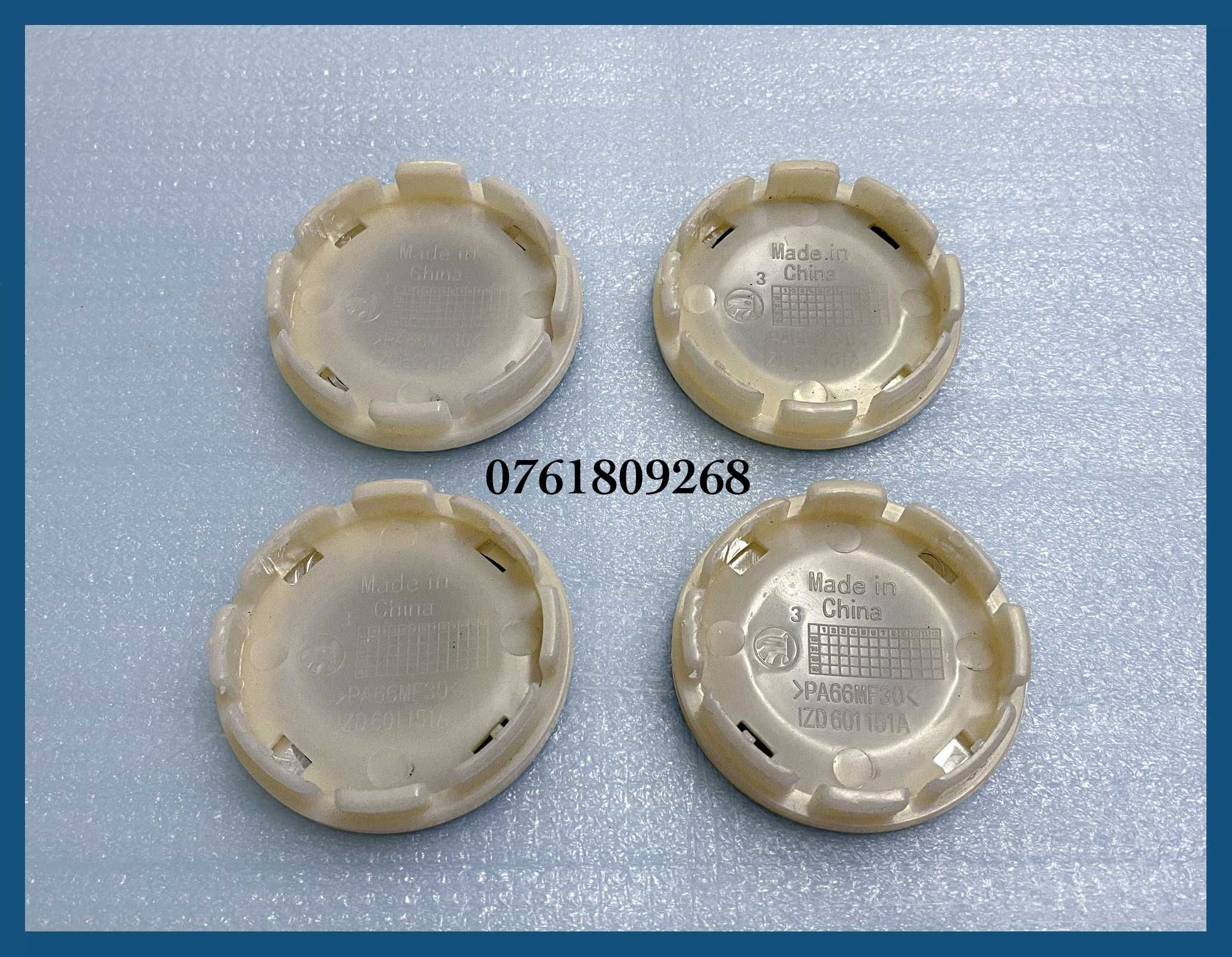 Set 4 capace 56mm 1ZD601151A jante aliaj Skoda