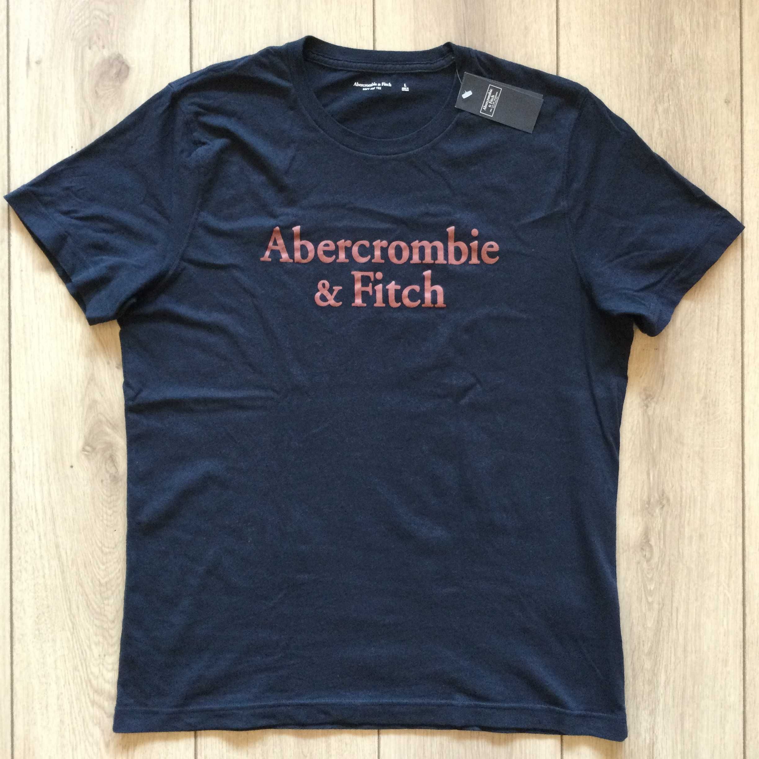 НОВА оригинална памучна тениска ABERCROMBIE & FITCH размер L от САЩ