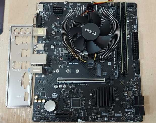 Комплект MSI PRO H610M-E DDR4 + Intel® Core™ i5-12400 + 16 Гб ОЗУ 3200