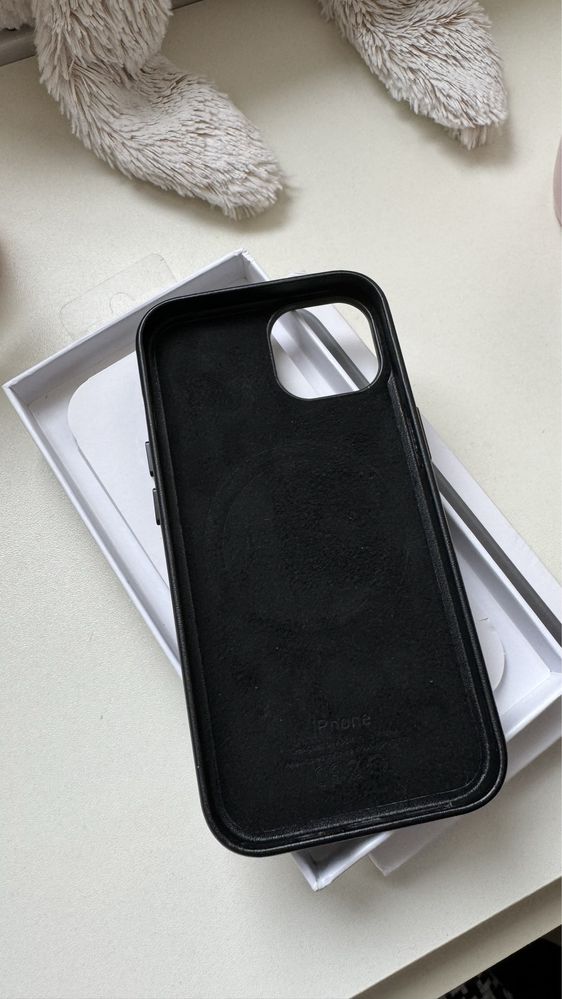 Husa iphone 14 piele negru