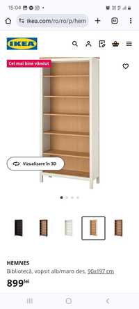 Biblioteca Hemnes Ikea in stare impecabila