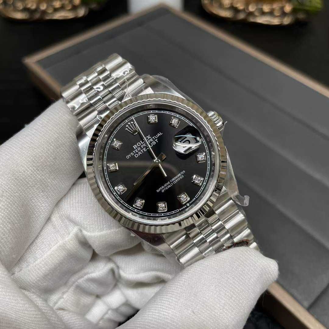 Rolex Datejust 36mm сребристо-черен 3235