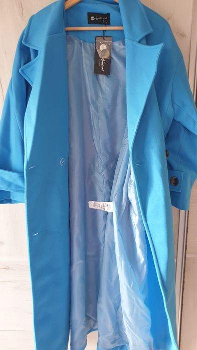 Палто /вълна и памук /овърсайз размер