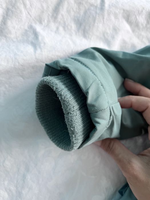 Детско зимно яке цвят мента