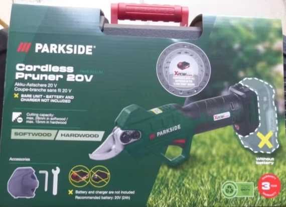 Акумулаторна ножица за клони Parkside PAAS 20-Li B1 НОВА