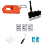 Set Accesori Flipper Zero-Husa Silicon Orange,Carcasa Placa WiFi Dev,B
