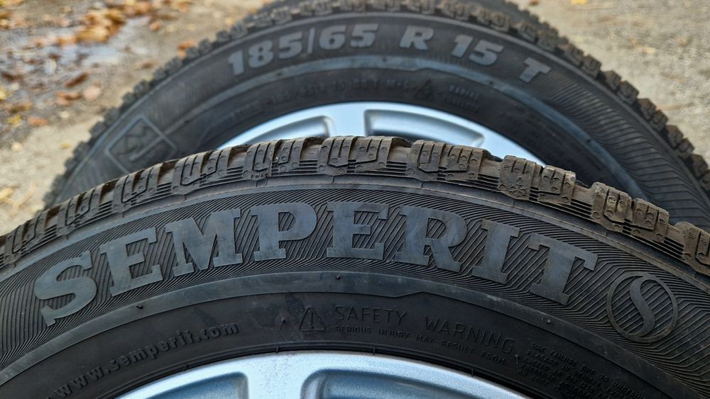 15 5х100 лети джанти Фолксваген Шкода Сеат. 185/65/15 зимни 5x100