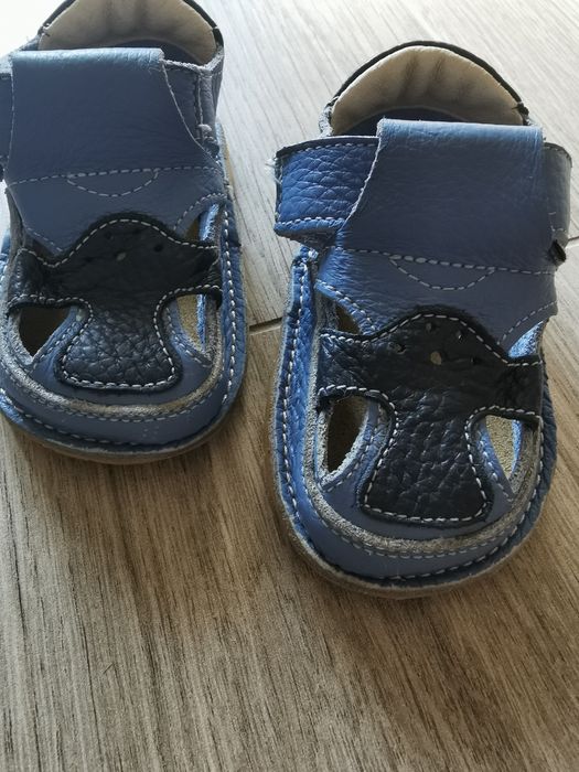 Papuci copii din piele (nr 18, AriAna)