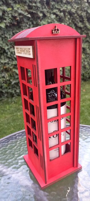 Cutie vin tip cabina telefonica