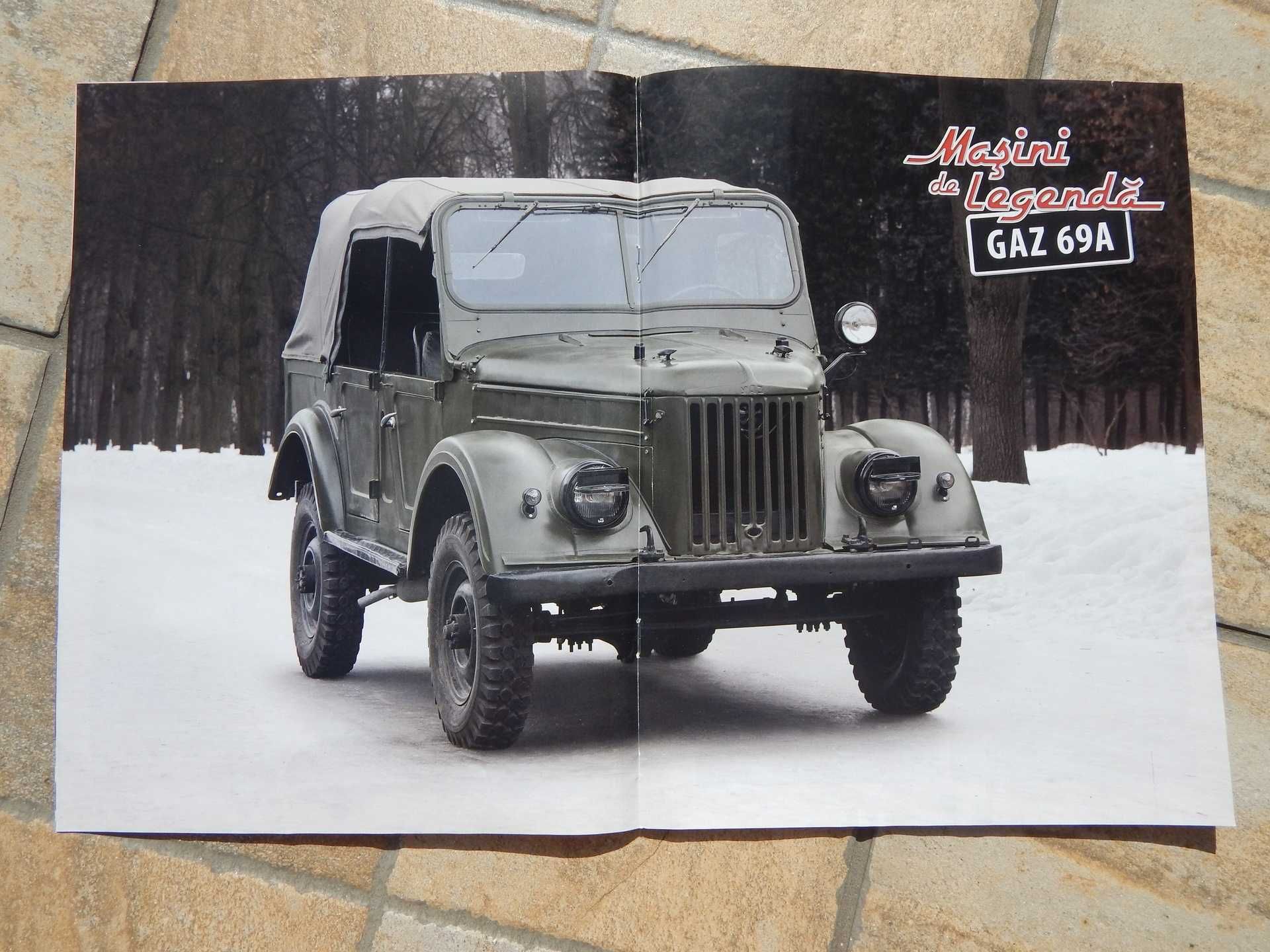Revista prezentare jeep rusesc GAZ 69A colectia Masini de legenda