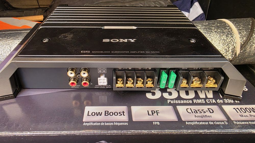 Продам моноусилитель SONY XM-GS100