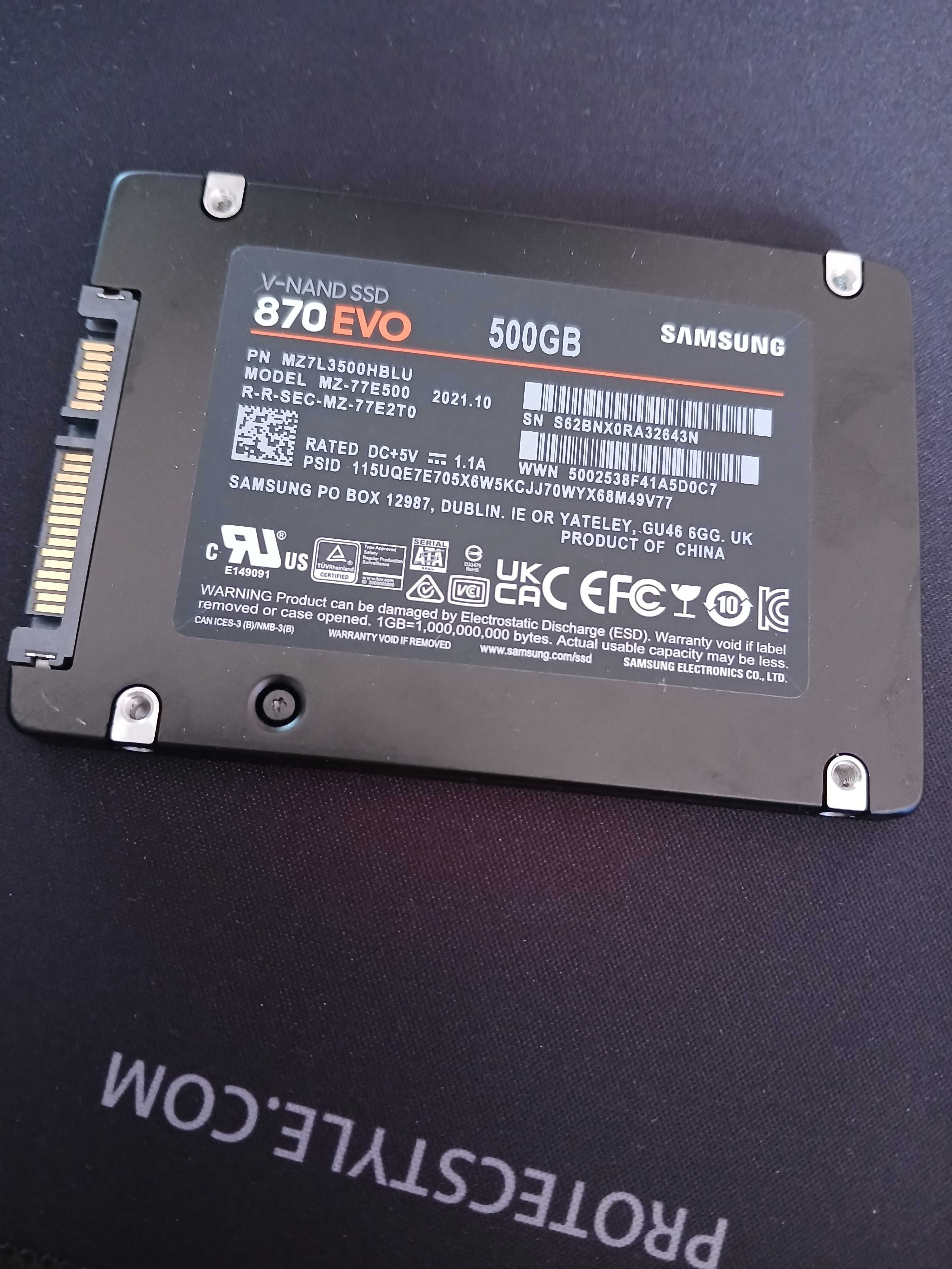 SSD Samsung Evo 870 500GB Sata 3