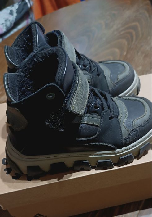 Детски дизайнерски боти PONKI DSQRED BLACK-KHAKI