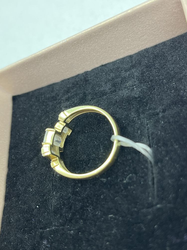 Золотое кольцо с камнями/TehnoAltyn/0-0-12