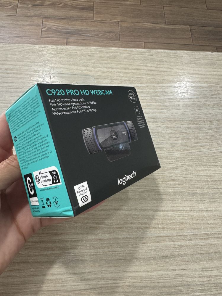 Camera Web Logitech HD Pro C920, Full HD 1080p, NOUA/Sigilata!!!