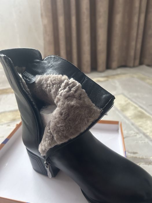 Сапоги зимние, натуральная кожа