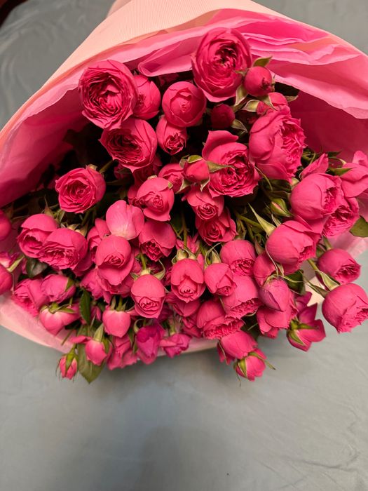 Розы кустовые, букет