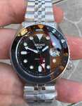 Seiko 5 Sports 42mm Black SSK001 SKX007 Automat GMT Jubilee