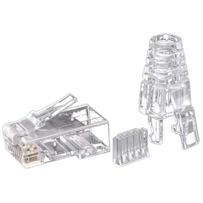 Mufe retea RJ45 cat6 cu ghidaj si manson, 100buc