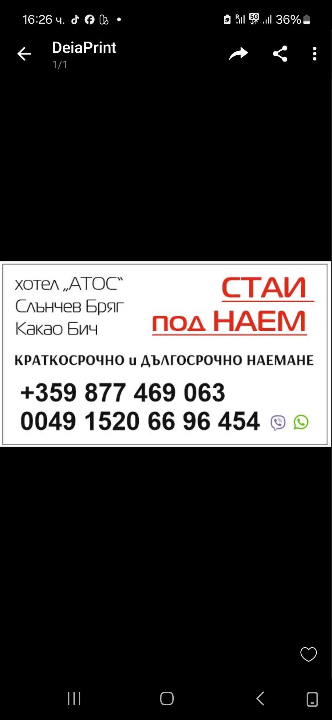 Стаи  под наем слъчев брияг