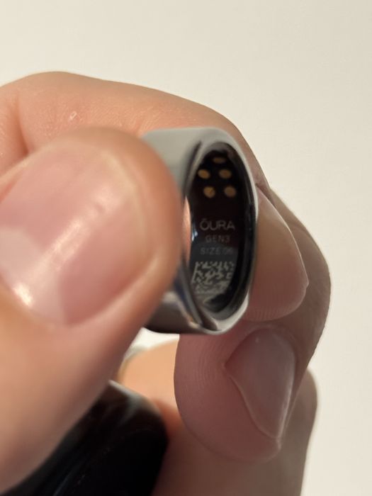 Oura Ring Gen 3, Silver, Size 6