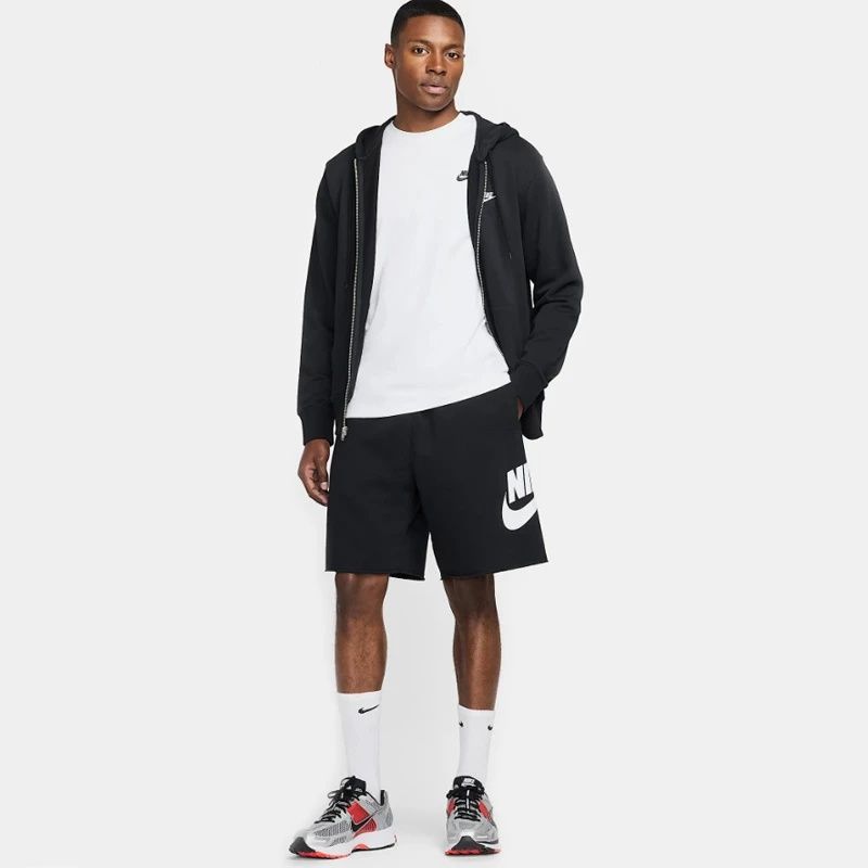 Мъжки къси панталони NIKE FQ4950-010 CLUB ALUMNI FT SHORT ЧЕРНИ