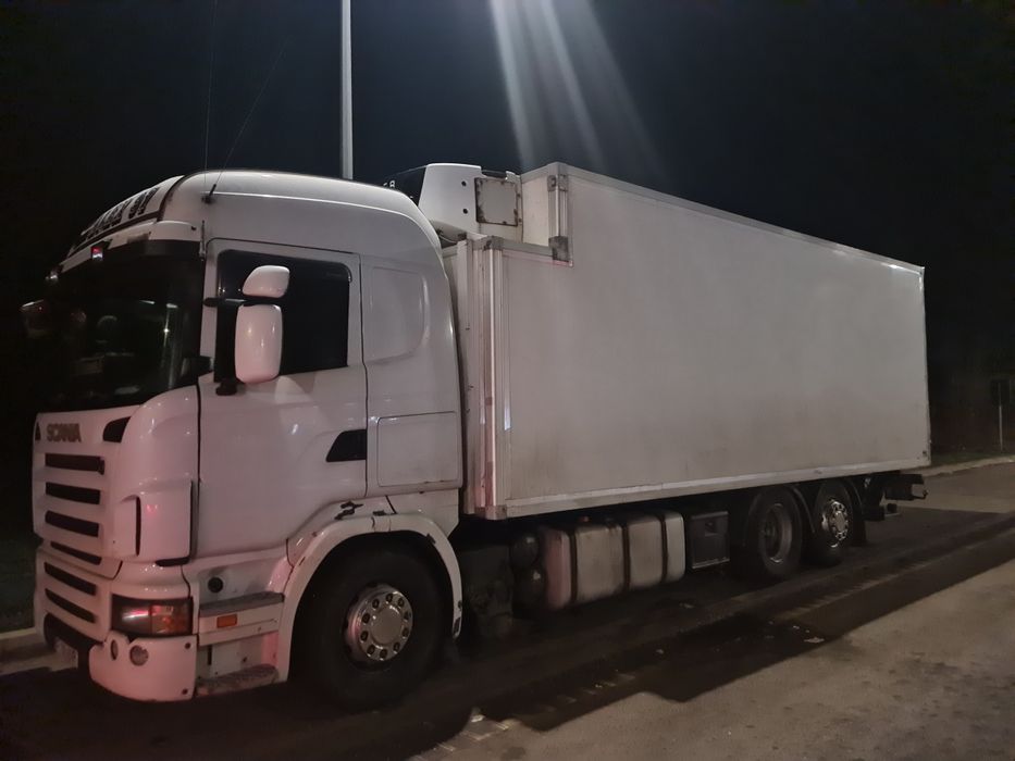 Scania frigorifica cu remorca