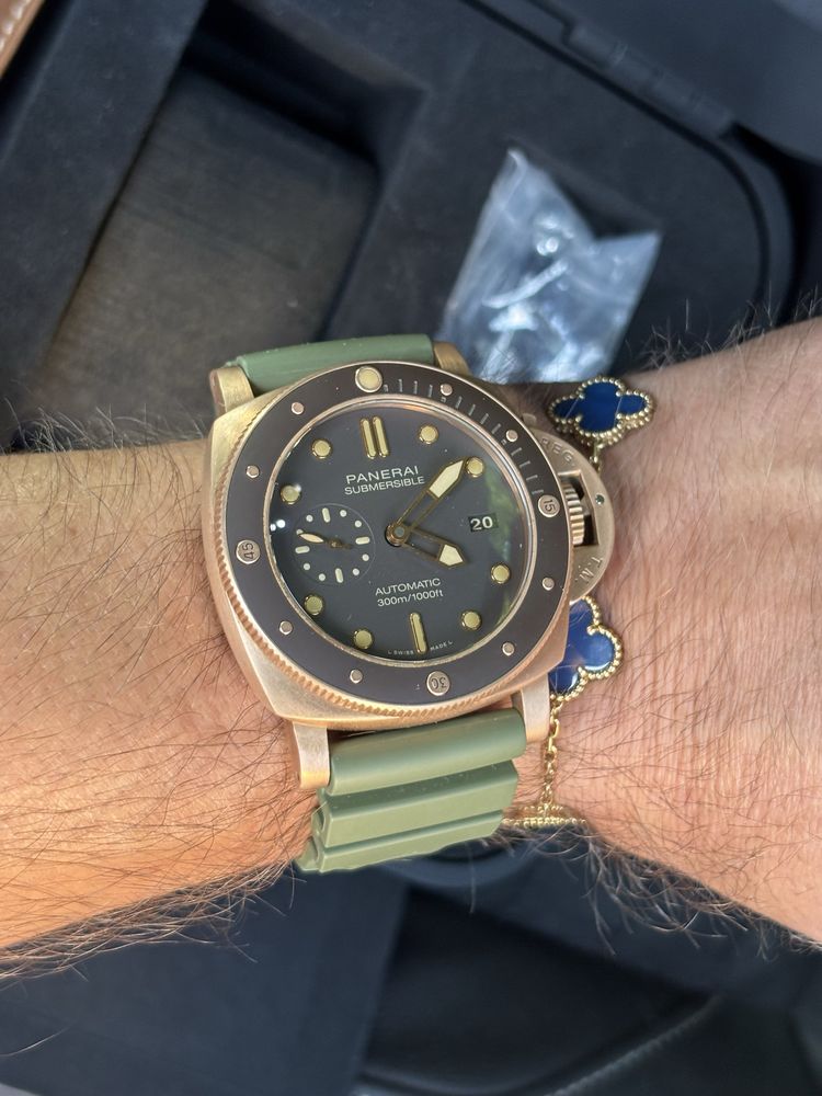 Panerai Submersible Bronzo PAM 00968 фул сет 47 мм