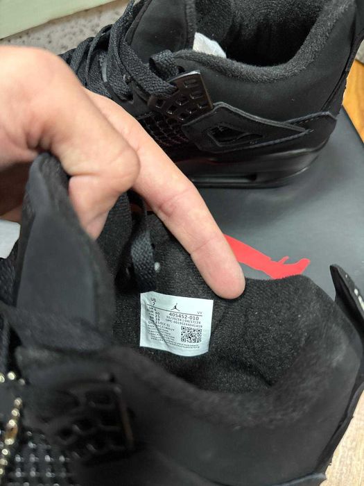 #TrueToSHoe# Nike Air Jordan 4 Black Cat - Livrare Cu Verificare -