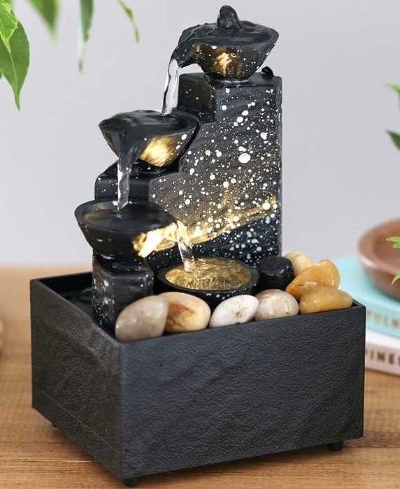 Красив артезиански декоративен фонтан 3в1