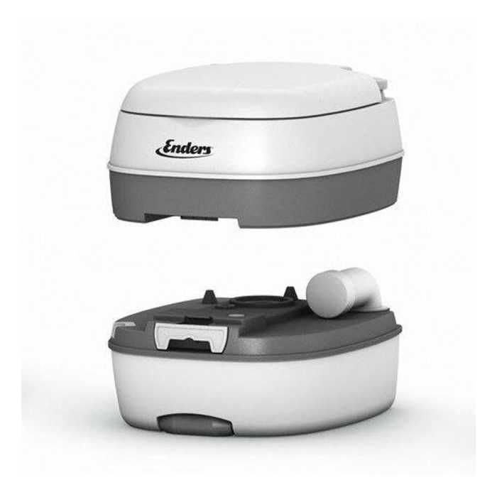 Мобилна химическа къмпинг тоалетна Mercado Trade, Пластмаса, 15л., Бял