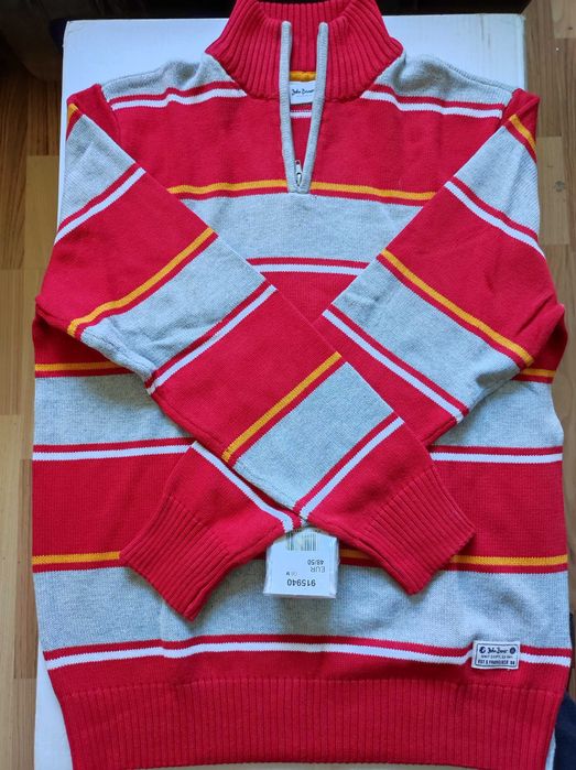 6 pulovere H&M/BP cu dungi din bumbac, grosime medie, mar. M [48], noi