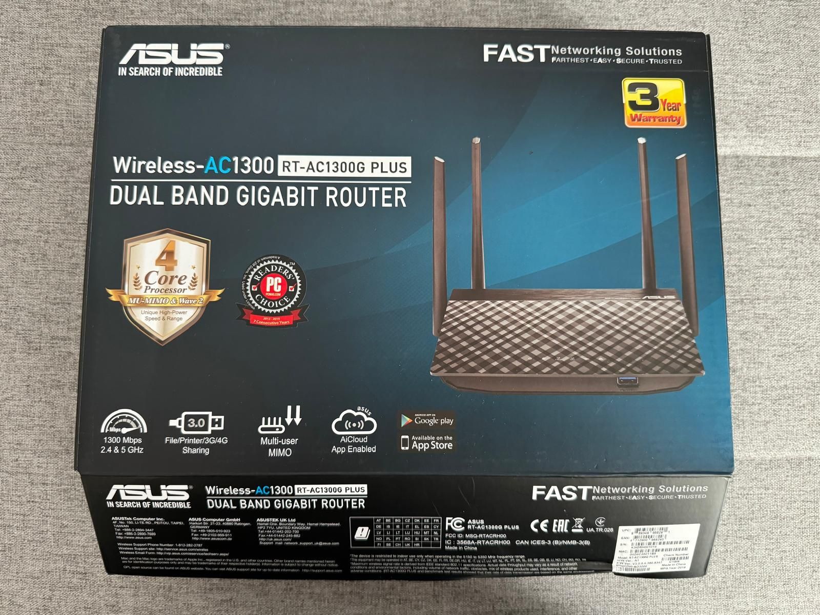 Router Asus RT-AC1300G Plus utilizat