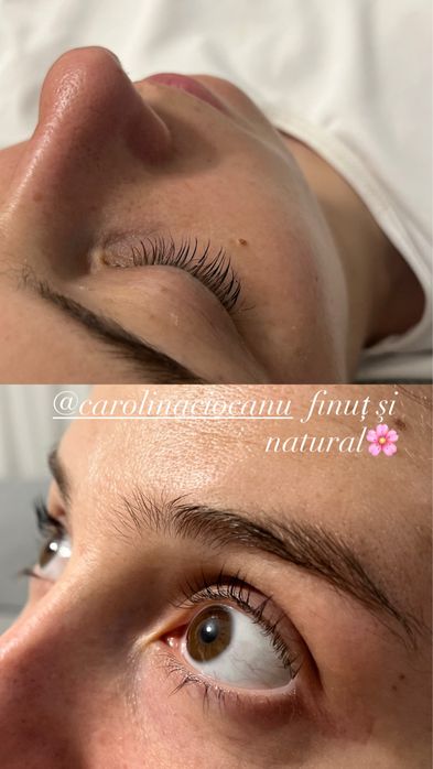 Laminarea genelor si sprancenelor