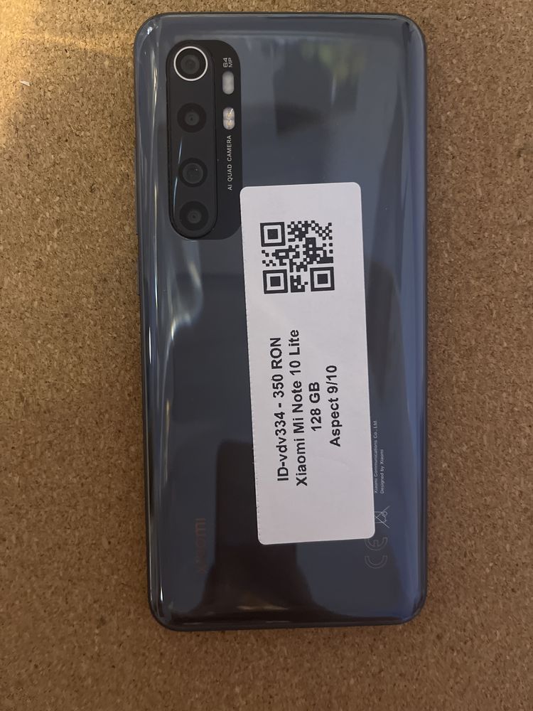 Xiaomi Mi Note 10 Lite 128 Gb ID-vdv334