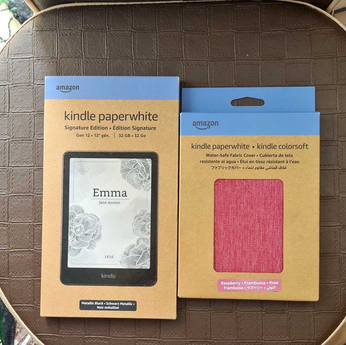 Paperwhite 12 signature edition 32gb  2024 НОВ 7" + оригиналния калъф